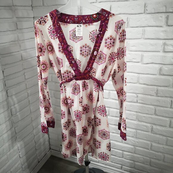 Athletic Works Ladies V-neck Lightweight Straight Fit Size Large Beach Coverup - Picture 1 of 8